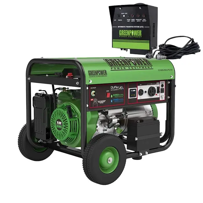 CC9000AT-1.webp موتور برق 7.5 کیلو وات گاز سوز GREEN POWER مدل CC9000AT - Image 1