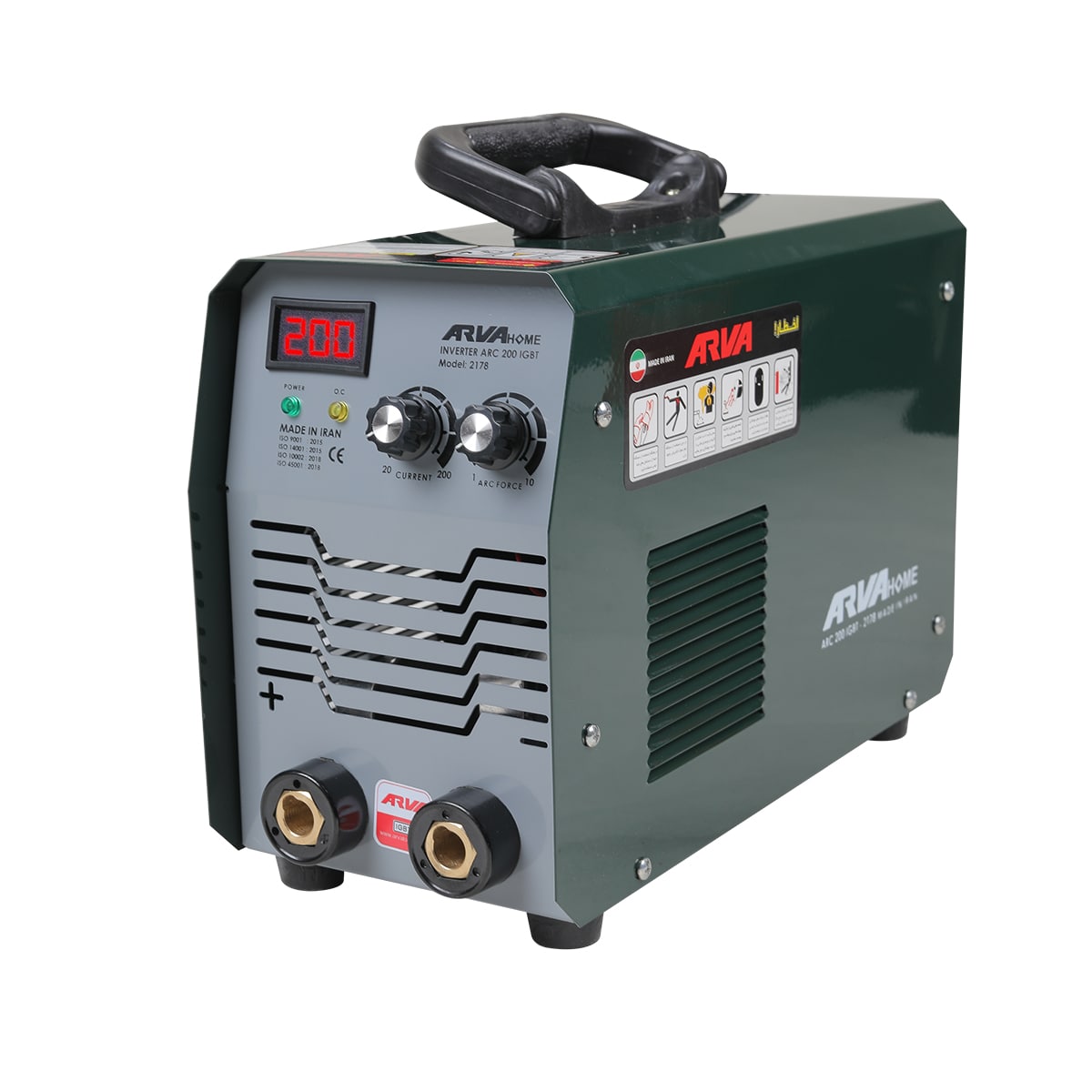 welding-inverter-model-2178.jpg اینورتر جوشکاری آروا 200 آمپر مدل 2178 بدون متعلقات - Image 1